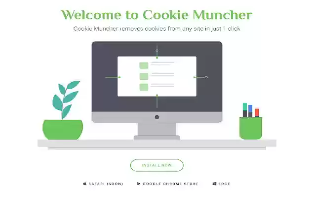 Cookie Muncher  from Chrome web store to be run with OffiDocs Chromium online