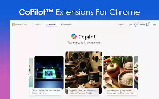 CoPilot™ Extensions For Chrome  from Chrome web store to be run with OffiDocs Chromium online