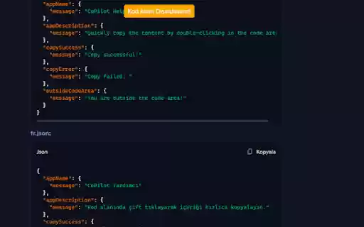 CoPilot Yardımcı  from Chrome web store to be run with OffiDocs Chromium online