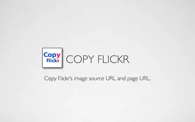 CopyFlickr from Chrome web store to be run with OffiDocs Chromium online CopyFlickr from Chrome web store to be run with OffiDocs Chromium online
