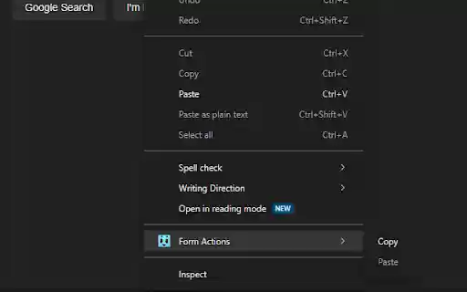 Copy Form Content  from Chrome web store to be run with OffiDocs Chromium online