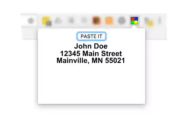 Copypasta  from Chrome web store to be run with OffiDocs Chromium online