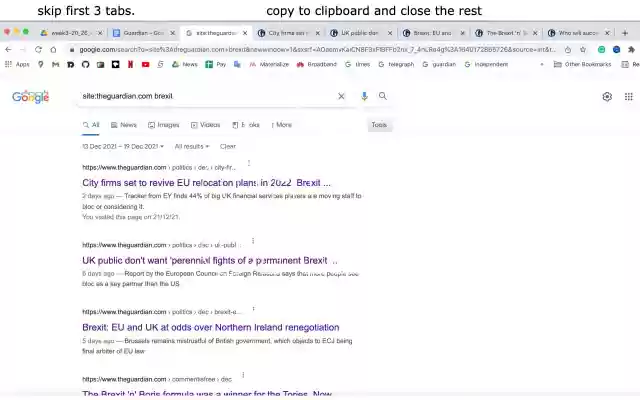 Copy Tabs for Chrome  from Chrome web store to be run with OffiDocs Chromium online