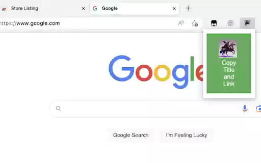Copy Title and Link  from Chrome web store to be run with OffiDocs Chromium online