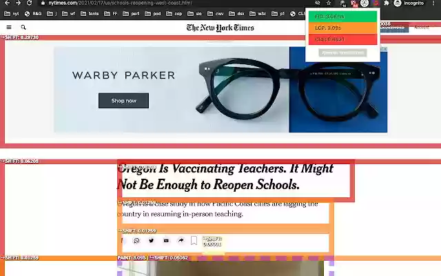 Core Web Vitals Annotations from Chrome web store to be run with OffiDocs Chromium online Core Web Vitals Annotations from Chrome web store to be run with OffiDocs Chromium online