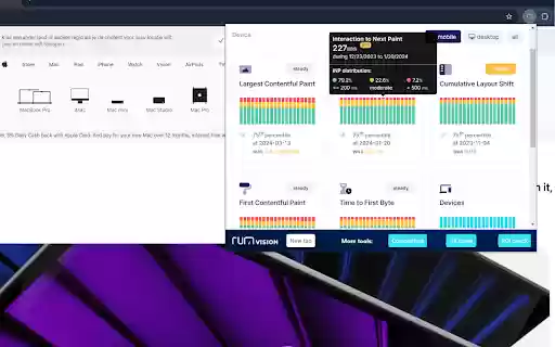 Core Web Vitals history from Chrome web store to be run with OffiDocs Chromium online Core Web Vitals history from Chrome web store to be run with OffiDocs Chromium online
