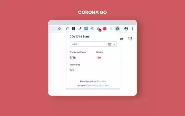 Corona Go  from Chrome web store to be run with OffiDocs Chromium online