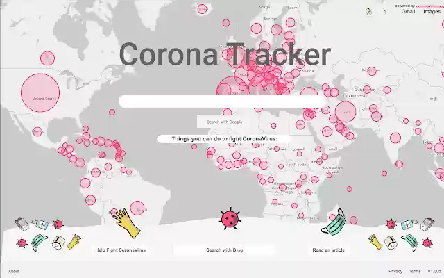 Corona Map Background from Chrome web store to be run with OffiDocs Chromium online Corona Map Background from Chrome web store to be run with OffiDocs Chromium online