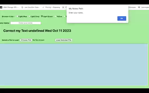 Correct My Text  from Chrome web store to be run with OffiDocs Chromium online