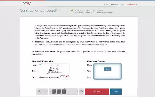 CoSign Digital Signatures from Chrome web store to be run with OffiDocs Chromium online CoSign Digital Signatures from Chrome web store to be run with OffiDocs Chromium online