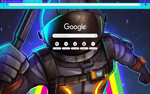 Cosmonaut Skin in space SPACE | Fortnite GAME  from Chrome web store to be run with OffiDocs Chromium online