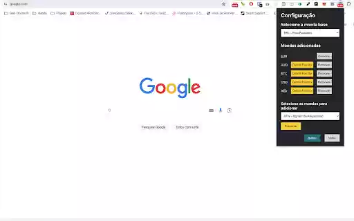 Cotações  from Chrome web store to be run with OffiDocs Chromium online