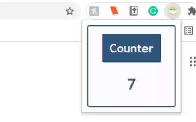 Counter  from Chrome web store to be run with OffiDocs Chromium online