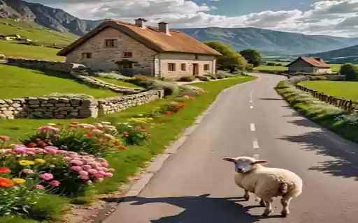 Country road wallpaper  from Chrome web store to be run with OffiDocs Chromium online