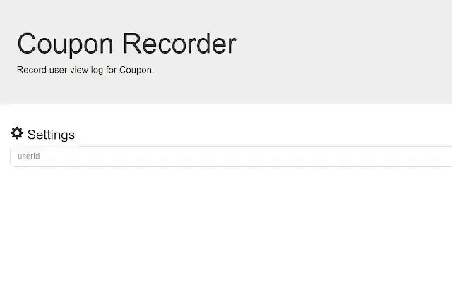 CouponRecorder from Chrome web store to be run with OffiDocs Chromium online CouponRecorder from Chrome web store to be run with OffiDocs Chromium online