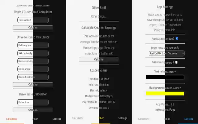 Courier Reimbursement Calculator from Chrome web store to be run with OffiDocs Chromium online Courier Reimbursement Calculator from Chrome web store to be run with OffiDocs Chromium online