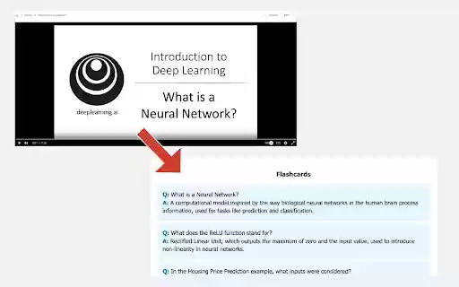 Coursera Flashcards  from Chrome web store to be run with OffiDocs Chromium online