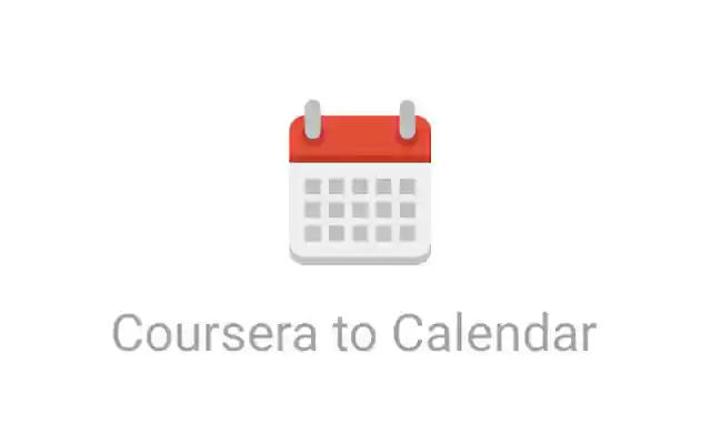 Coursera to Calendar  from Chrome web store to be run with OffiDocs Chromium online