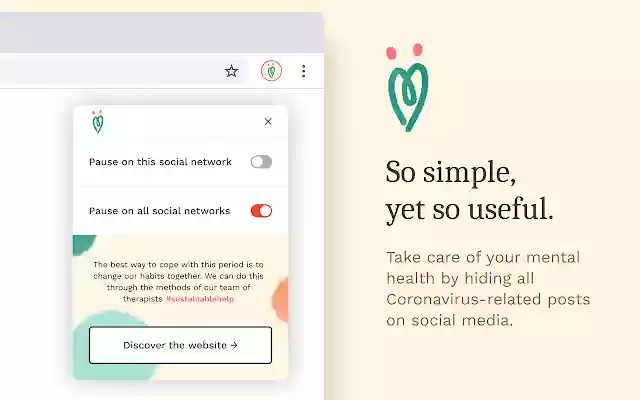 Covid 19 Blocker  from Chrome web store to be run with OffiDocs Chromium online