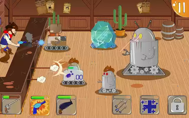 Cowboys vs Robots  from Chrome web store to be run with OffiDocs Chromium online