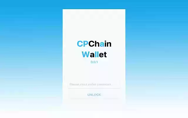 CPChain Wallet  from Chrome web store to be run with OffiDocs Chromium online