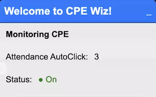 CPE Wiz Extension  from Chrome web store to be run with OffiDocs Chromium online