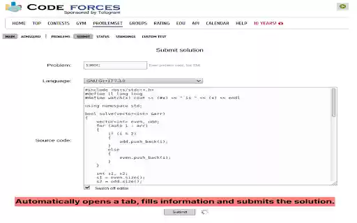 CPH Submit  from Chrome web store to be run with OffiDocs Chromium online