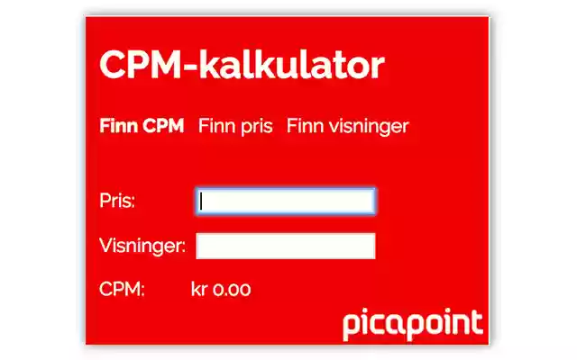 CPM kalkulator from Chrome web store to be run with OffiDocs Chromium online CPM kalkulator from Chrome web store to be run with OffiDocs Chromium online