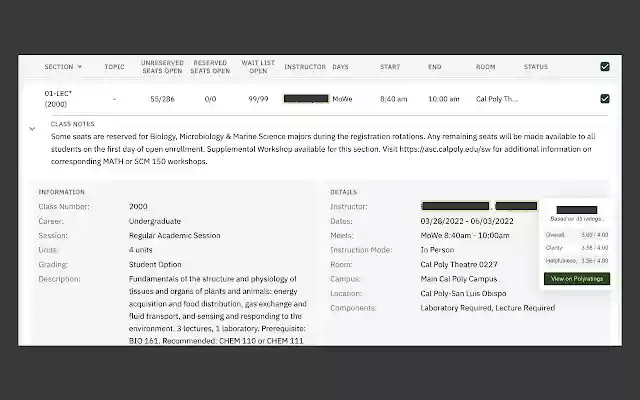 CP QuickRatings  from Chrome web store to be run with OffiDocs Chromium online