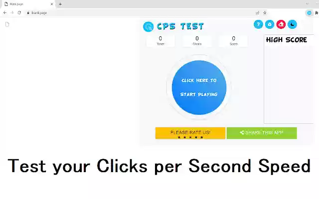 CPS Test for Google Chrome™  from Chrome web store to be run with OffiDocs Chromium online