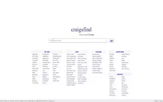craigsfind  from Chrome web store to be run with OffiDocs Chromium online