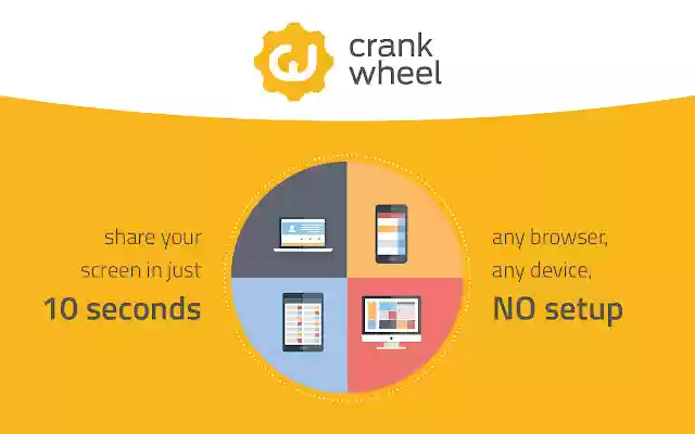 CrankWheel Screen Sharing from Chrome web store to be run with OffiDocs Chromium online CrankWheel Screen Sharing from Chrome web store to be run with OffiDocs Chromium online