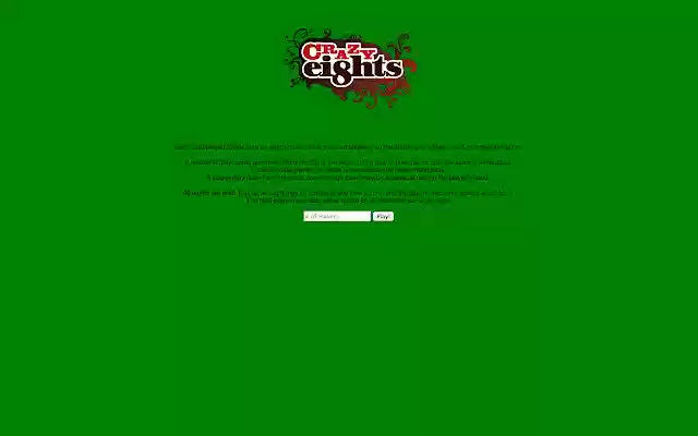 Crazy 8s! from Chrome web store to be run with OffiDocs Chromium online Crazy 8s! from Chrome web store to be run with OffiDocs Chromium online