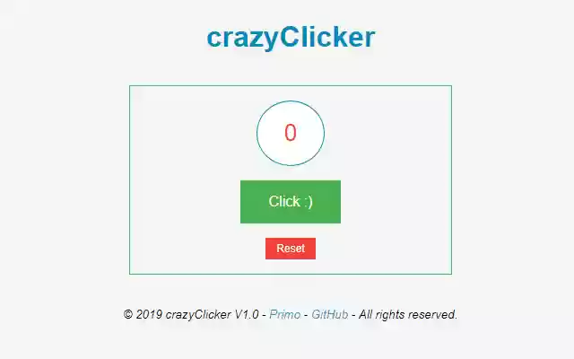crazyClicker  from Chrome web store to be run with OffiDocs Chromium online