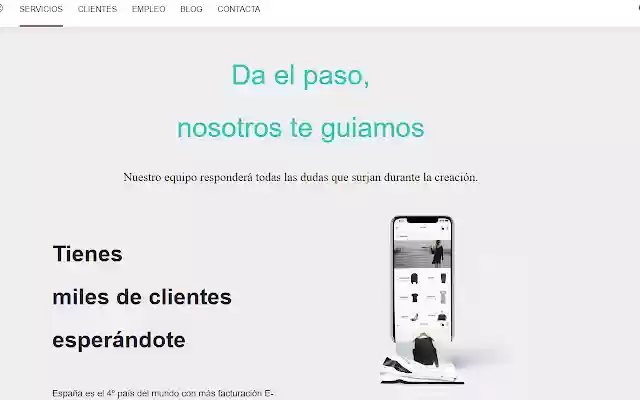 Creación de Tiendas Online en Alicante  from Chrome web store to be run with OffiDocs Chromium online