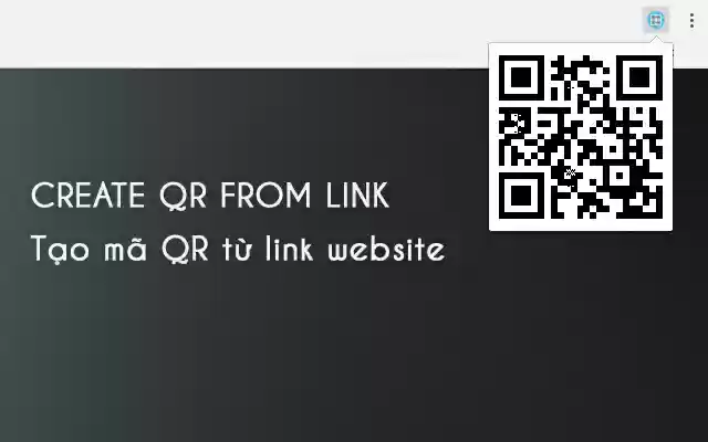 Create QRCode, QR Code generator from link  from Chrome web store to be run with OffiDocs Chromium online