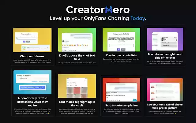 CreatorHero  from Chrome web store to be run with OffiDocs Chromium online