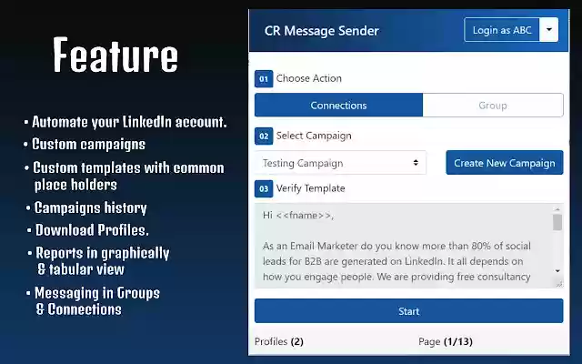 CR LinkedIn Automatic Message Sender from Chrome web store to be run with OffiDocs Chromium online CR LinkedIn Automatic Message Sender from Chrome web store to be run with OffiDocs Chromium online