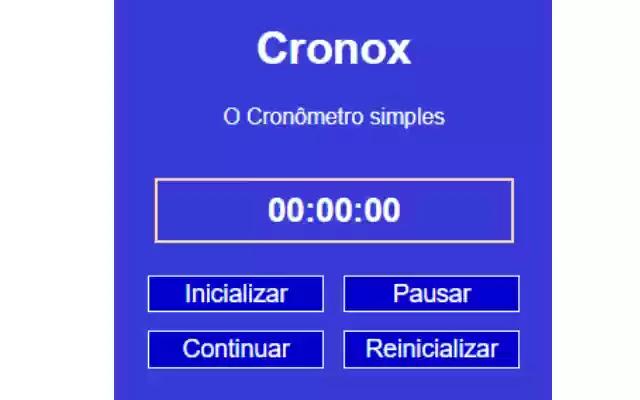 Cronox aus dem Chrome-Webshop kann mit OffiDocs Chromium online ausgeführt werden