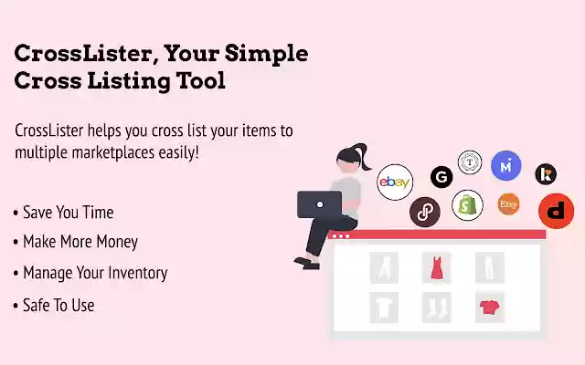 Cross Listing Tool CrossLister  from Chrome web store to be run with OffiDocs Chromium online