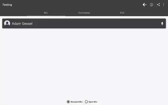 Crowd Mics  from Chrome web store to be run with OffiDocs Chromium online