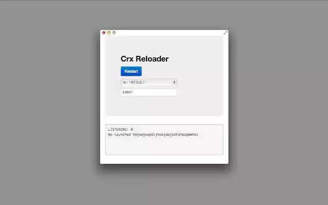 Cr Reloader from Chrome web store to be run with OffiDocs Chromium online Cr Reloader from Chrome web store to be run with OffiDocs Chromium online