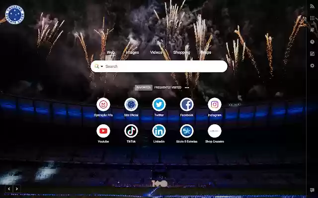 Cruzeiro New Tab from Chrome web store to be run with OffiDocs Chromium online Cruzeiro New Tab from Chrome web store to be run with OffiDocs Chromium online