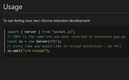 CRX Reload  from Chrome web store to be run with OffiDocs Chromium online