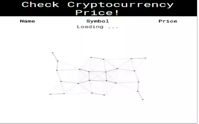 Cryptocurrency Price monitoring  from Chrome web store to be run with OffiDocs Chromium online