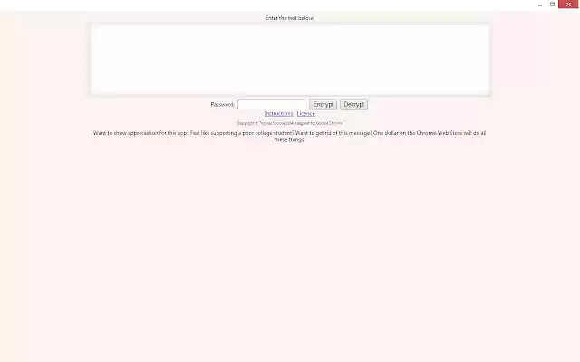 Crypto Lite (Free)  from Chrome web store to be run with OffiDocs Chromium online