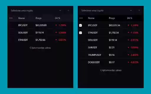CryptoSpy  from Chrome web store to be run with OffiDocs Chromium online