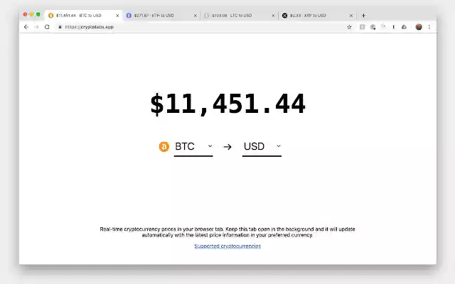 CryptoTabs  from Chrome web store to be run with OffiDocs Chromium online