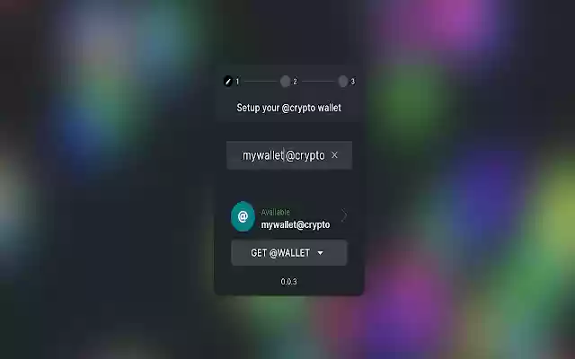 @crypto: Wallet, messaging, storage for web3  from Chrome web store to be run with OffiDocs Chromium online