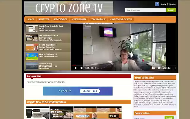 CryptoZone TV from Chrome web store to be run with OffiDocs Chromium online CryptoZone TV from Chrome web store to be run with OffiDocs Chromium online